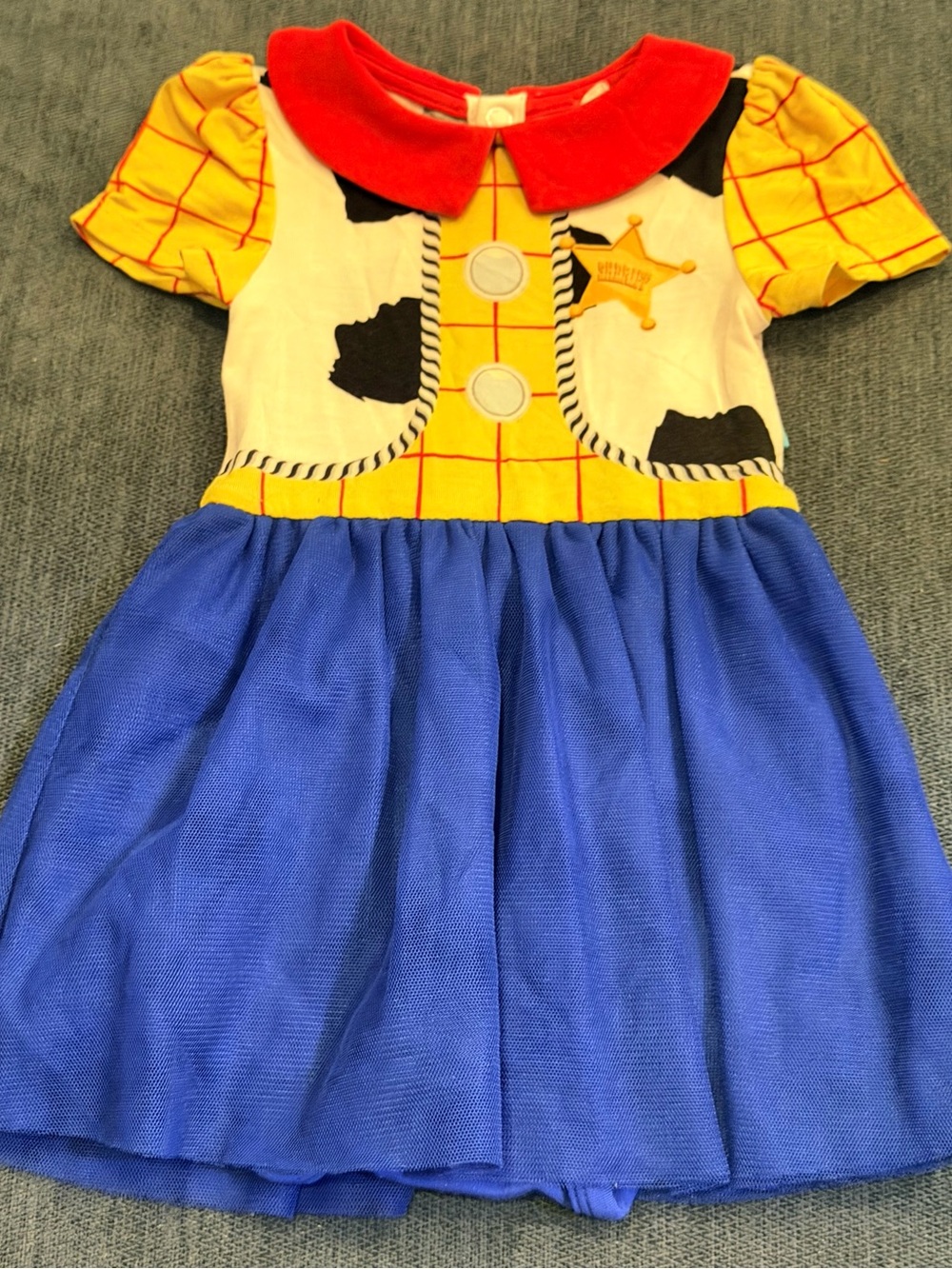 Posh Peanut Yellow Red & Blue Cowgirl Toy Story Superhero Dress Costume